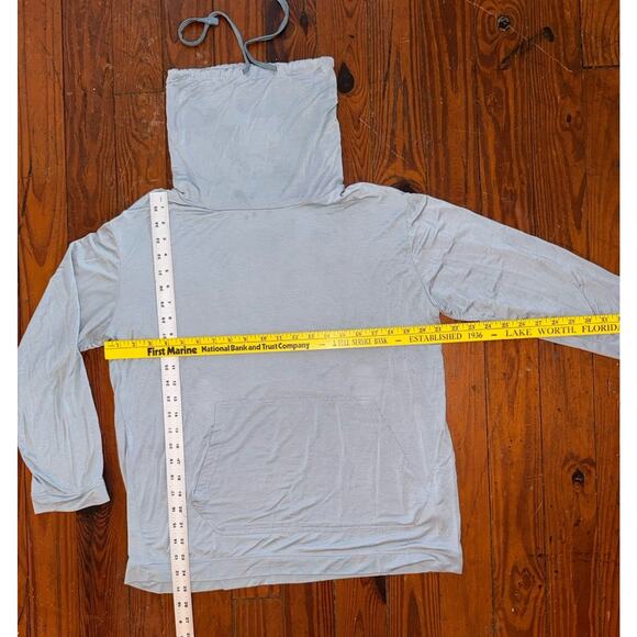 Emirates Business Class 2 pc Loungewear Pajamas S/M Unisex Blue Grey Modal Soft - Picture 8 of 16